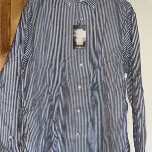 Men's Striped Dress Shirt NWT
